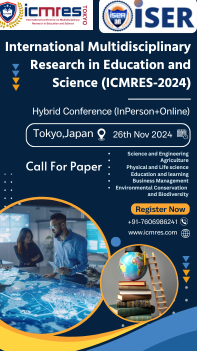 Multidisciplinary Research in Education and Science Conference in Tokyo